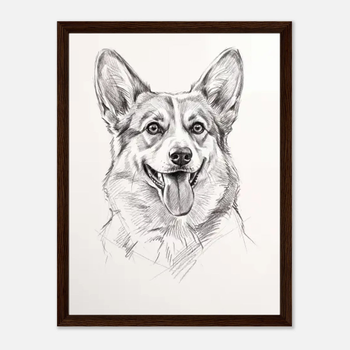45x60-Dark-Wooden -Framed-Canvas