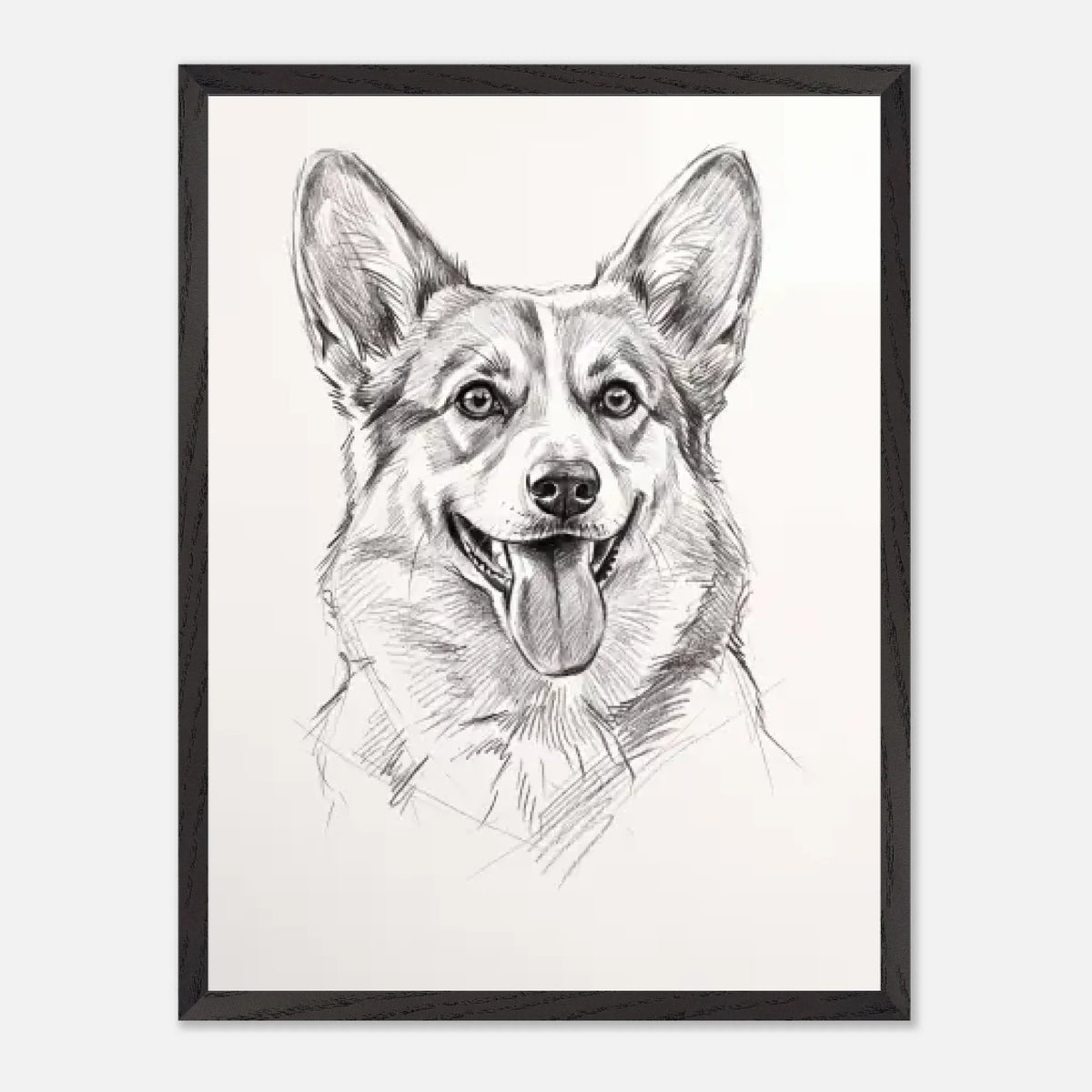 45x60-BLACK-Wooden -Framed-Canvas