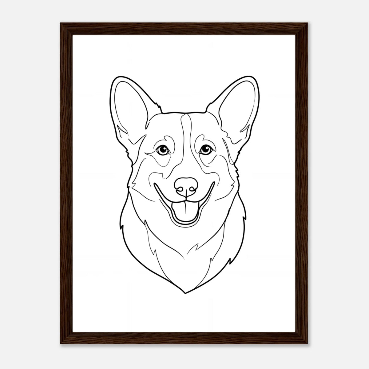 45x60-Dark-Wooden -Framed-Canvas