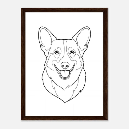 45x60-Dark-Wooden -Framed-Canvas
