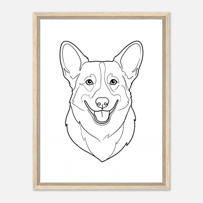 45x60-Natural-Wooden -Framed-Canvas