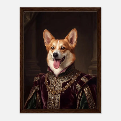 45x60-Dark-Wooden -Framed-Canvas