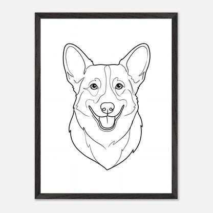 45x60-BLACK-Wooden -Framed-Canvas