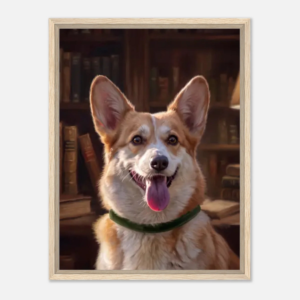 45x60-Natural-Wooden -Framed-Canvas
