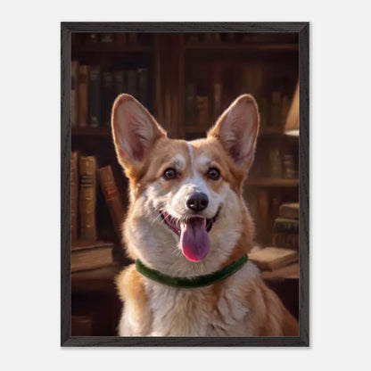 45x60-BLACK-Wooden -Framed-Canvas