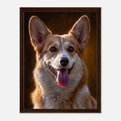 45x60-Dark-Wooden -Framed-Canvas