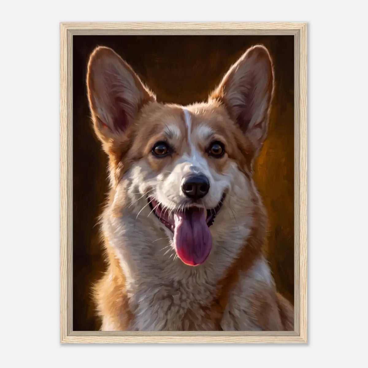 45x60-Natural-Wooden -Framed-Canvas