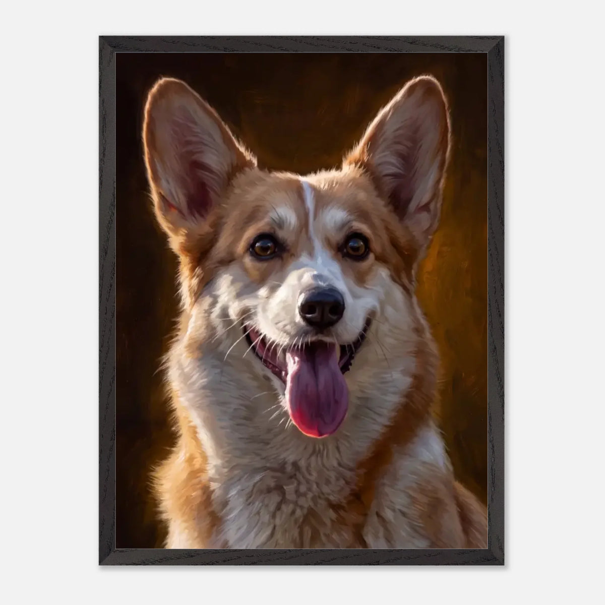 45x60-BLACK-Wooden -Framed-Canvas