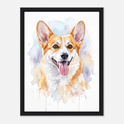45x60-BLACK-Wooden -Framed-Canvas